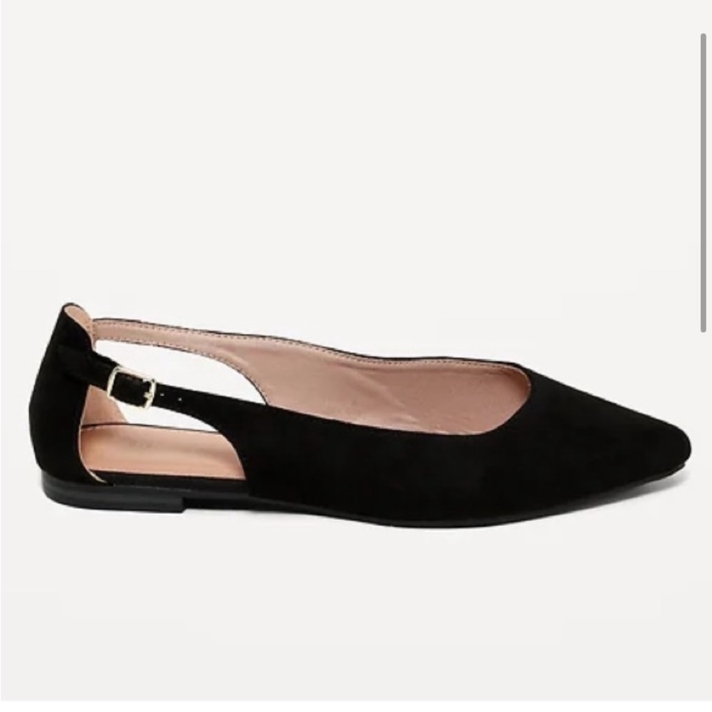 Old Navy Faux Suede Slingback Flats Size 9🖤